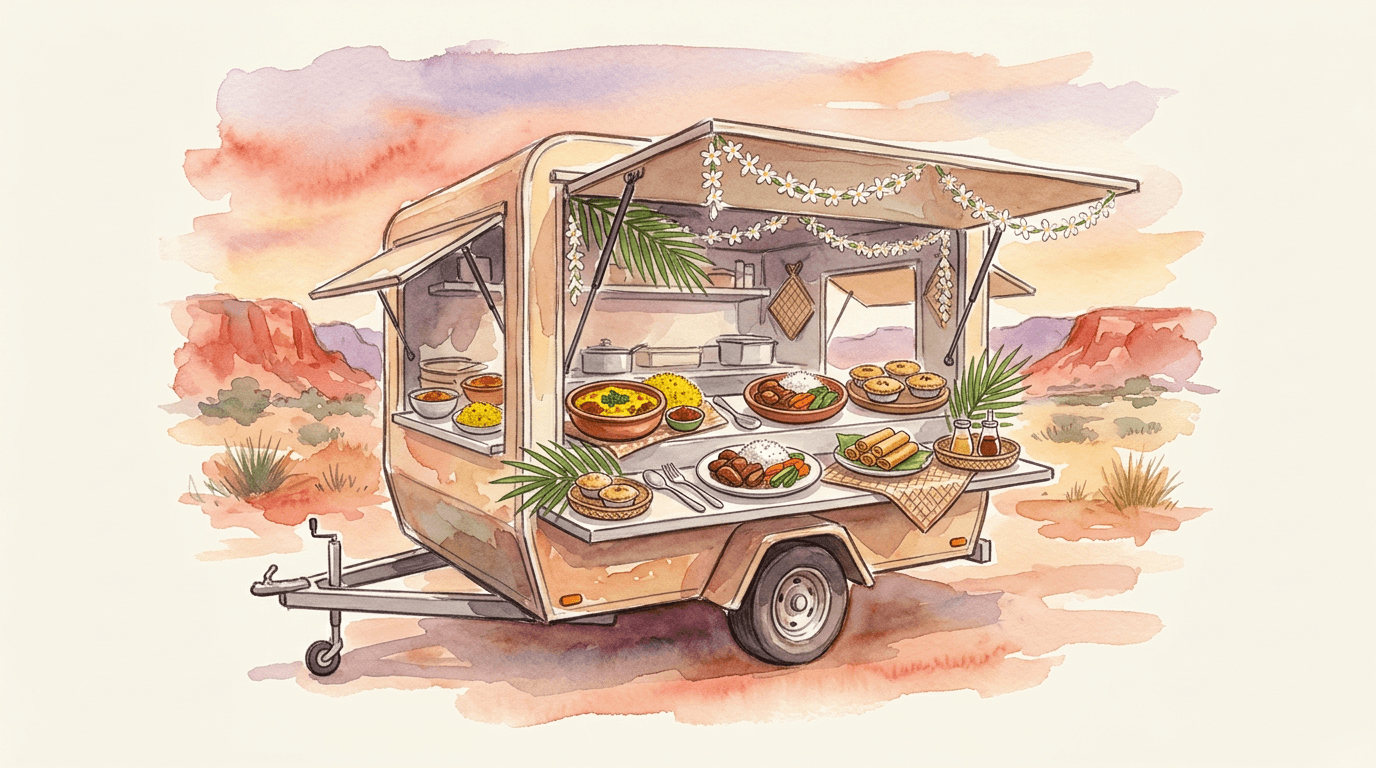 Saffa-Sarap Food Trailer cover
