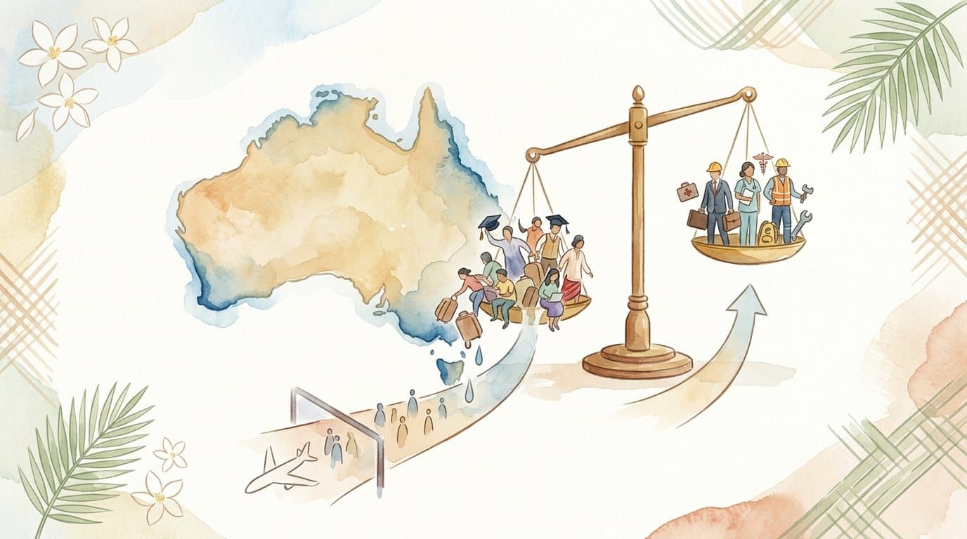 Australia's Coalition Proposes Historic Migration Cuts, Reshaping Visa Pathways