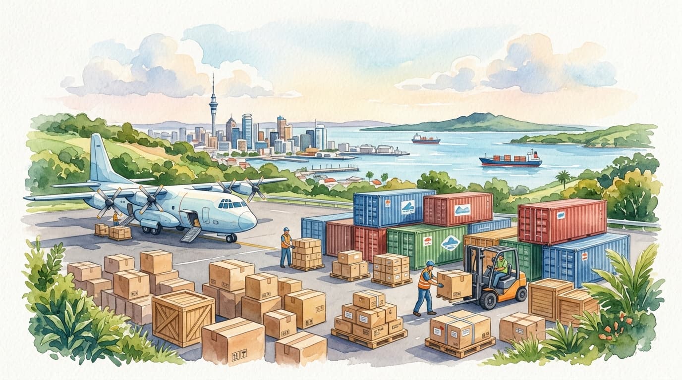 Eco Air & Sea Cargo - New Zealand cover
