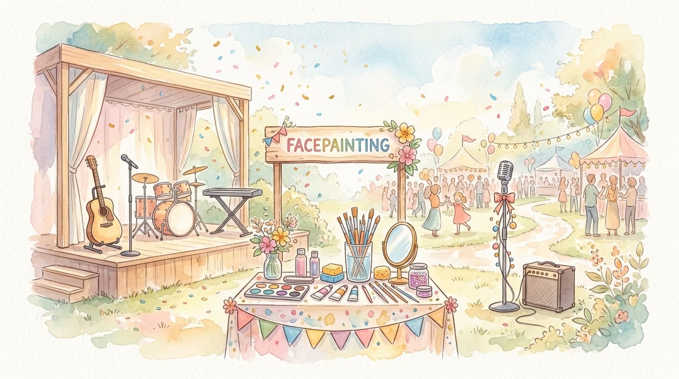Glitter Smiles Facepainting cover