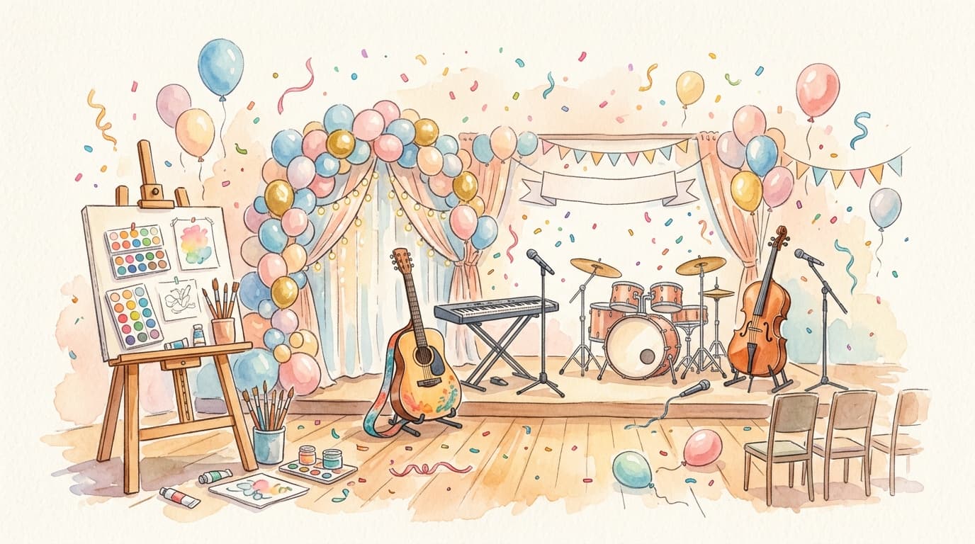 Once In A Blue Balloon / Balloons, Backdrop & Things cover