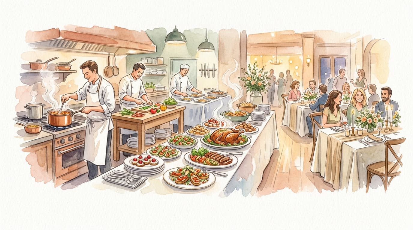 Gootom's Catering services cover