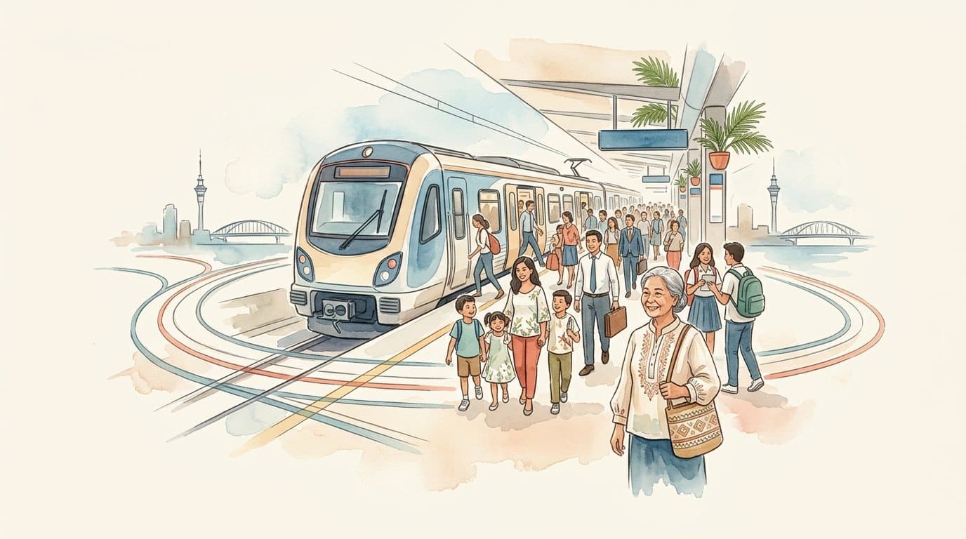 Auckland's City Rail Link Shatters Train Patronage Records in First Week
