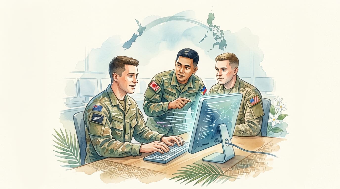 New Zealand Soldier Joins Cyber Drills in Philippines for First Time, Bolstering Security Ties