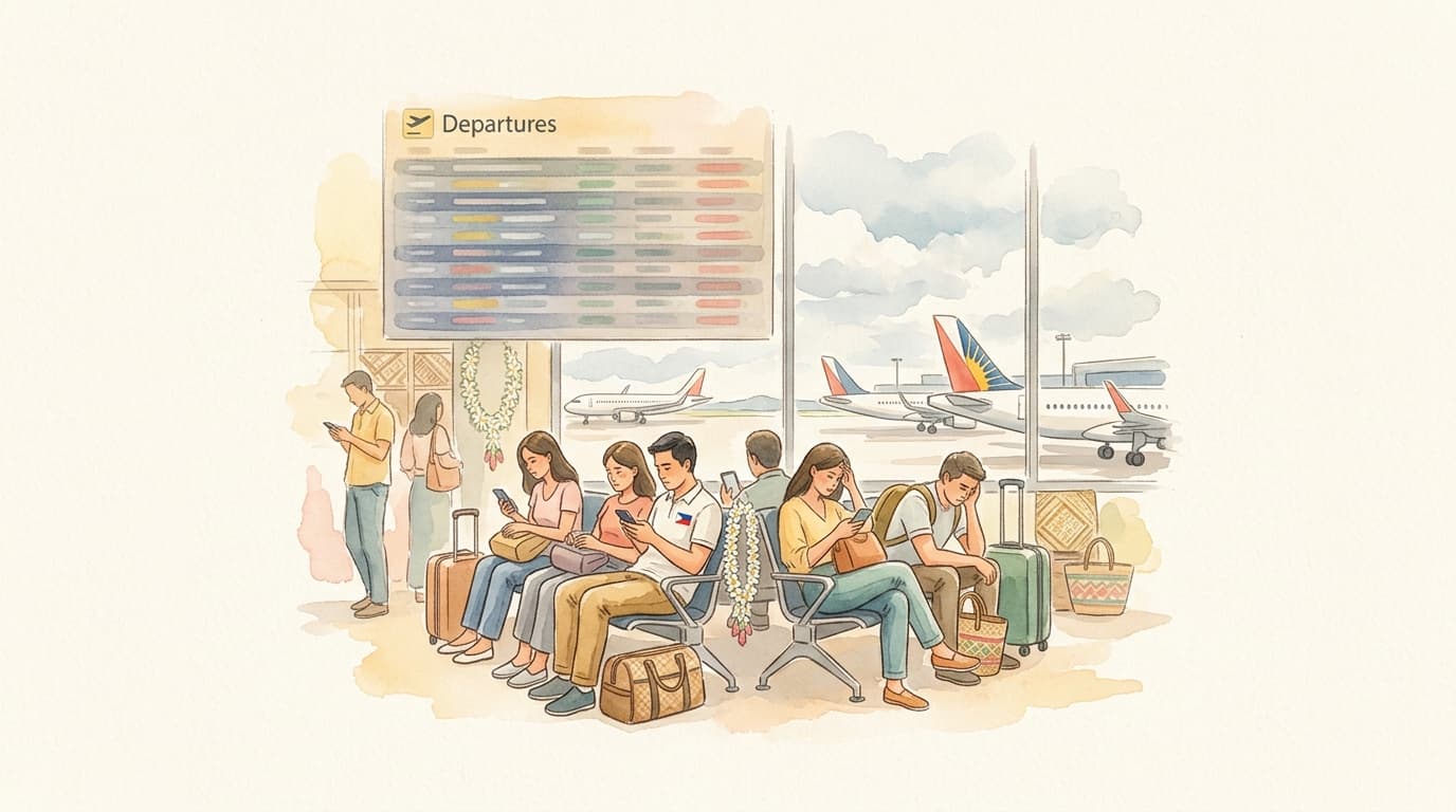 Philippine Airlines, Major Carriers Ground Flights, Delay Hundreds Across Australia and New Zealand